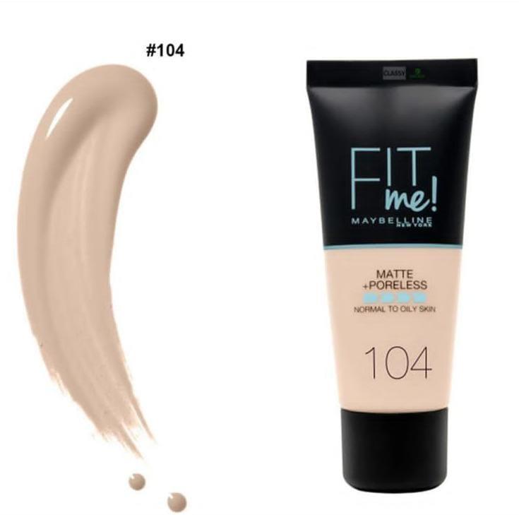 Maybelline Fitme Foundation Fair Ivory high coverage