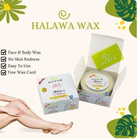 Halawa Wax for Face & Body Smooth Hair Removal