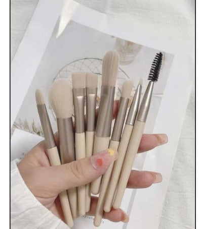 8Pcs Synthetic Makeup Brushes Set for Travel & Daily Use