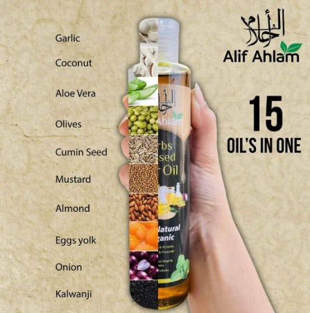 Herbs Infused Hair Oil 200ml Natural Organic