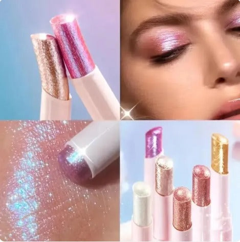 Multipurpose Glitter Highlighter Stick for Eyes & Lips