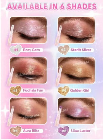 Multipurpose Glitter Highlighter Stick for Eyes & Lips